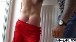 Cheeky Scally gets his plush bum paddled